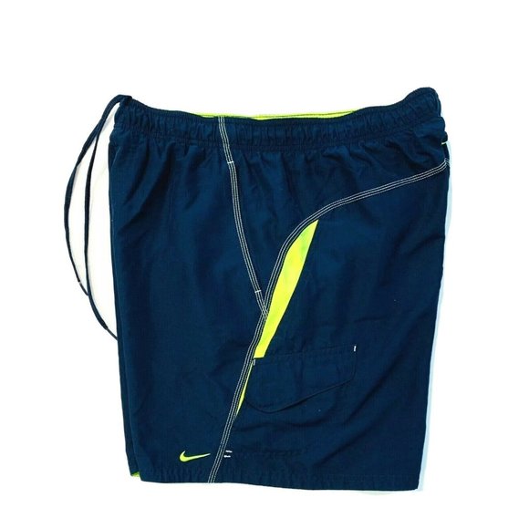 Vintage Nike Swim‎ Trunks Board Shorts Mesh Lined - Picture 9 of 12